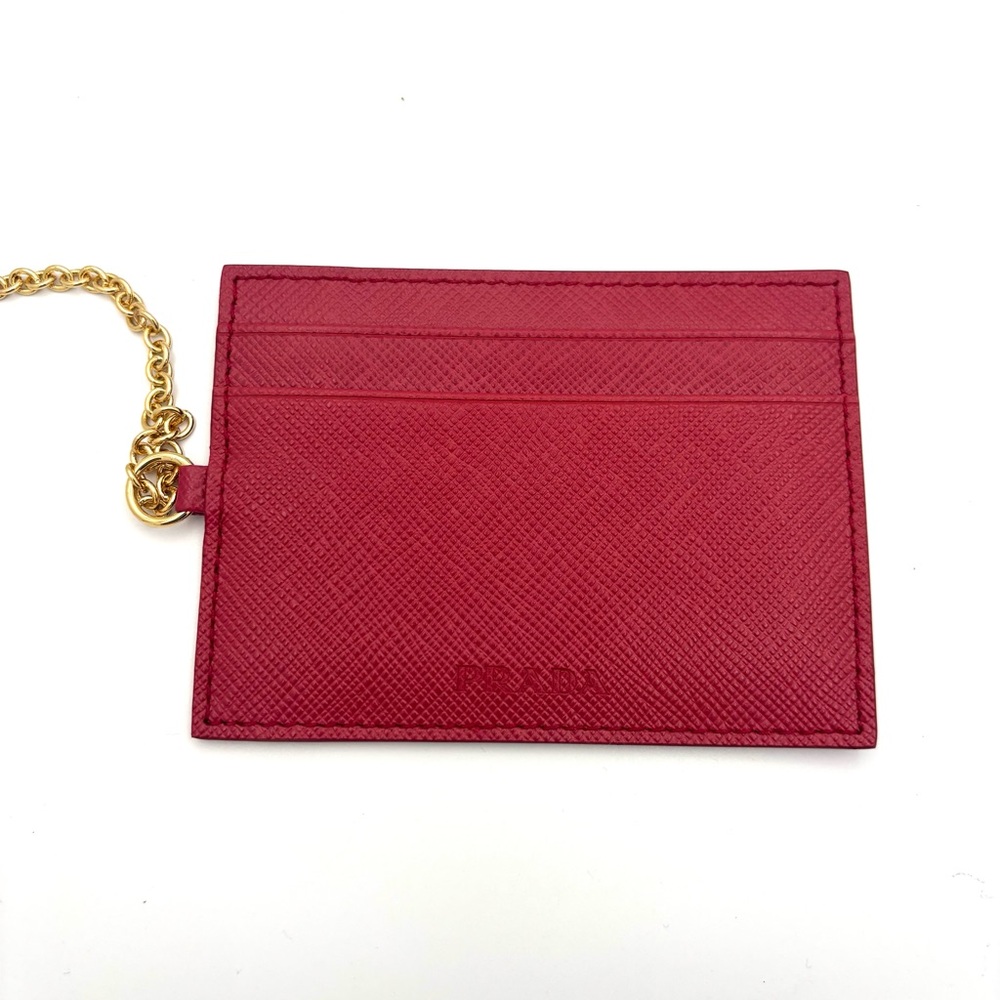Prada Red Saffiano Leather Wallet - Picture 14 of 16